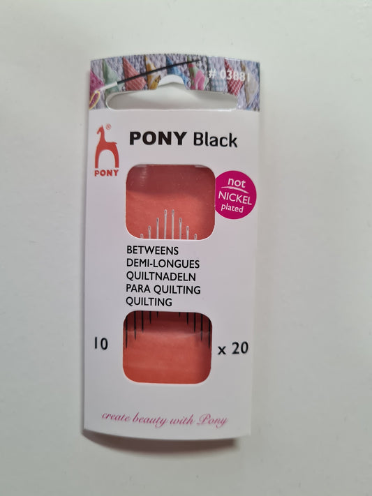 Pony Black Quiltnåle