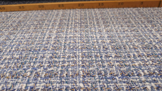 Tweed Vævet Polyester Bomuld Viskose