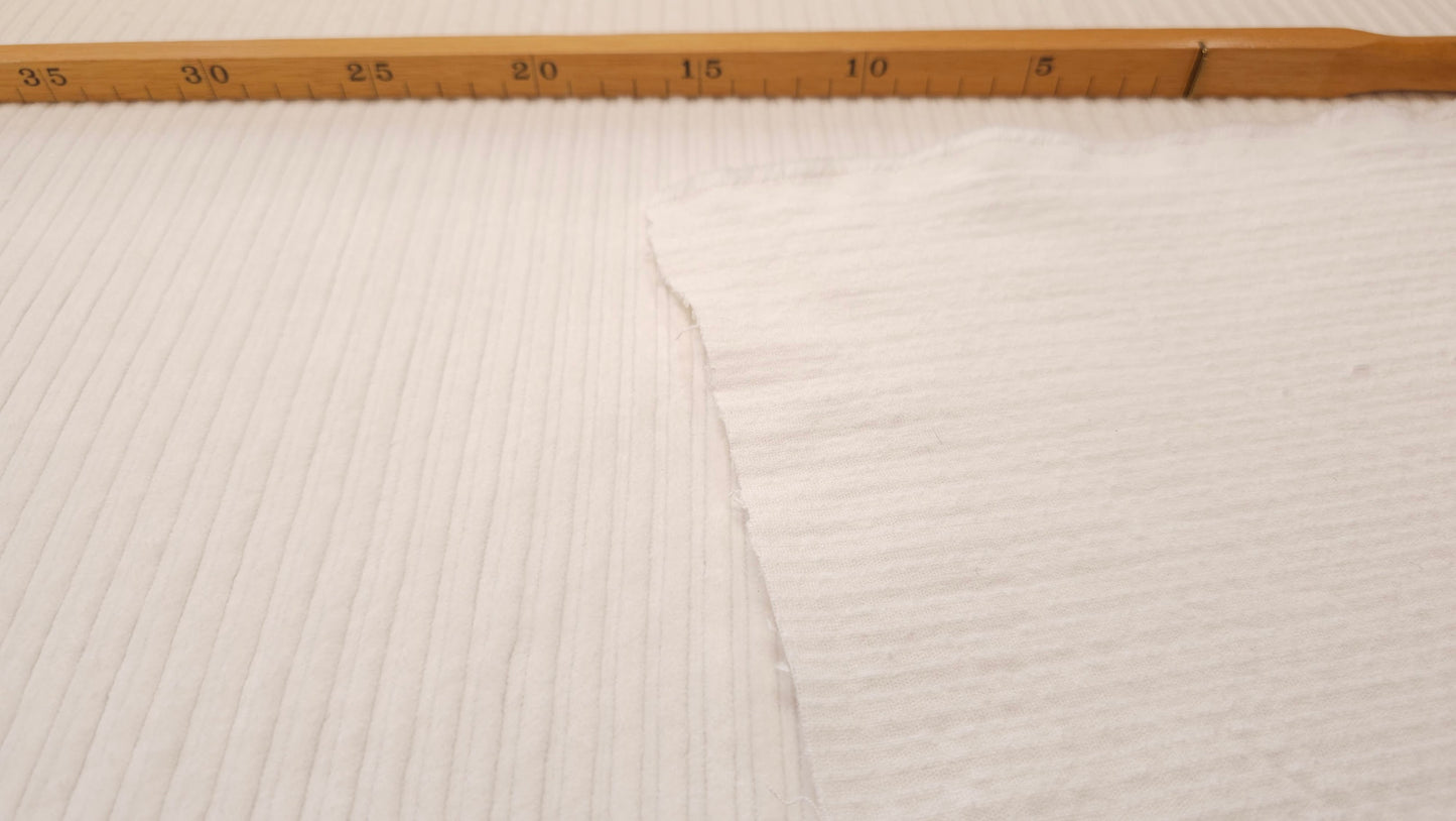 Bomuld Elastane Ribbed Corduroy Hvid