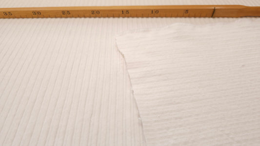 Bomuld Elastane Ribbed Corduroy Hvid