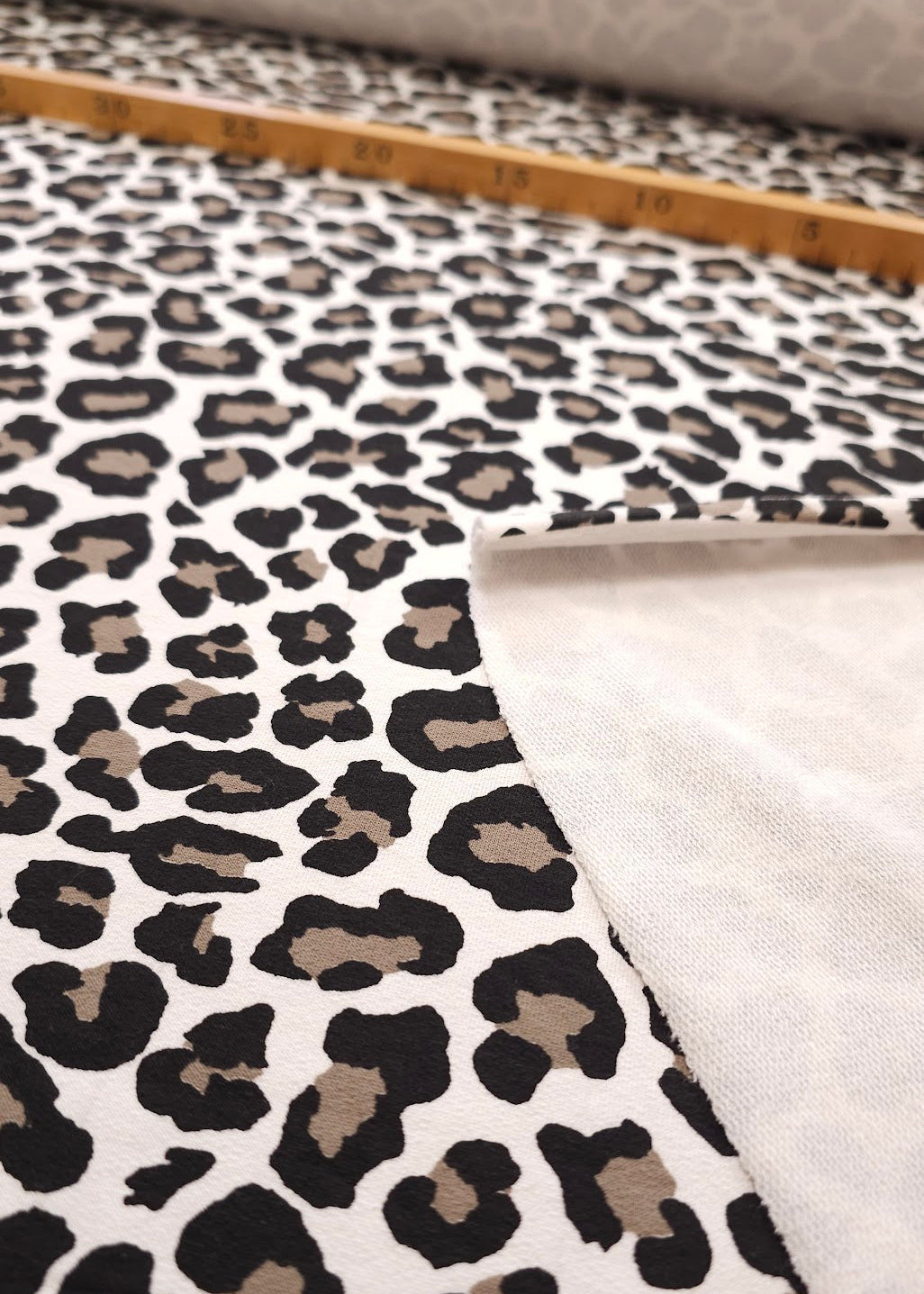 Bomuld French Terry Dyreprint