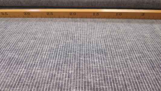 Hør og Bomuld Vævet Stribet