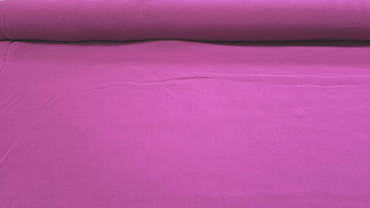 Silke Chiffon Ensfarvet Lilla