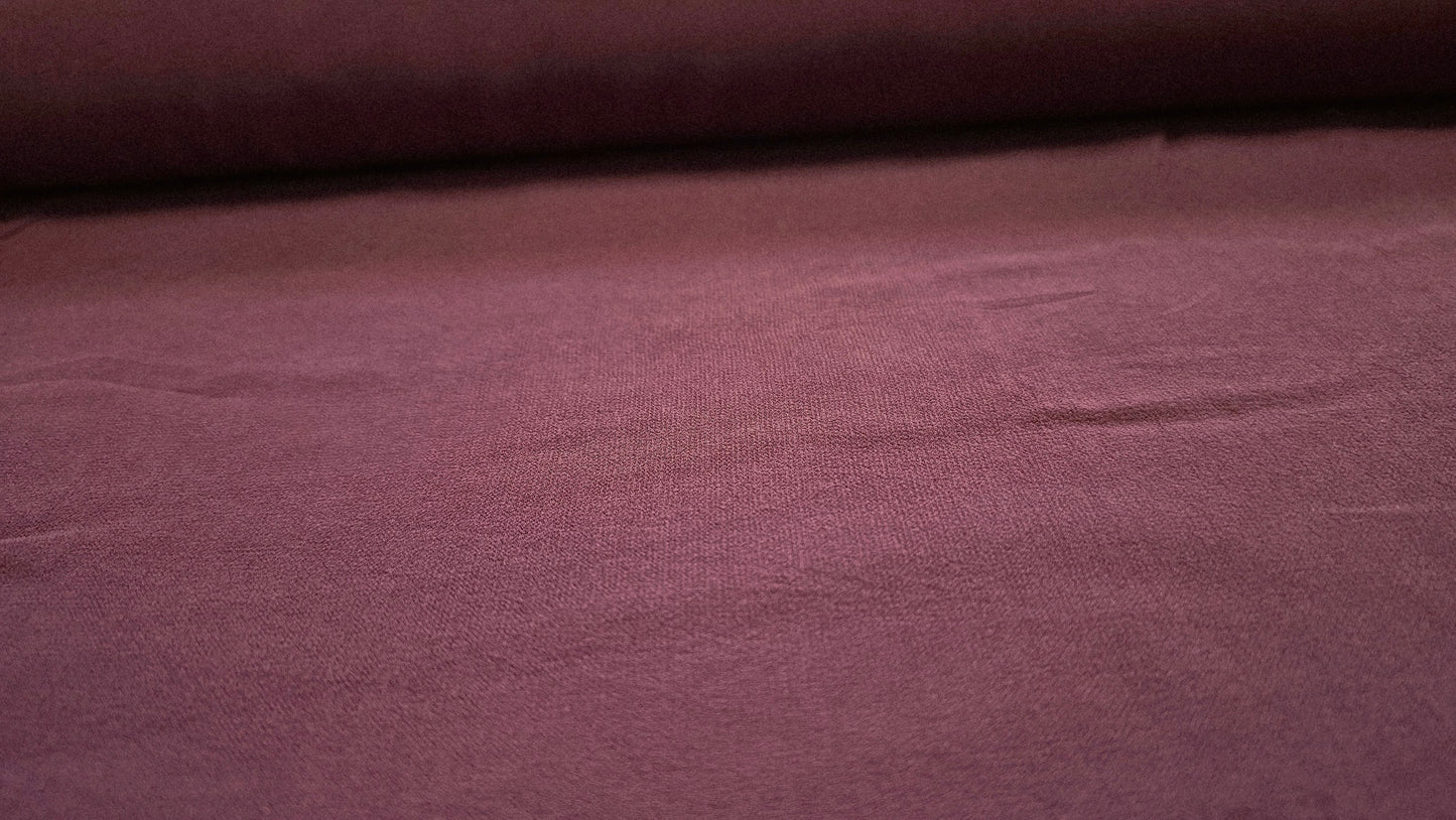 Silke Chiffon med Elastane Ensfarvet Lilla