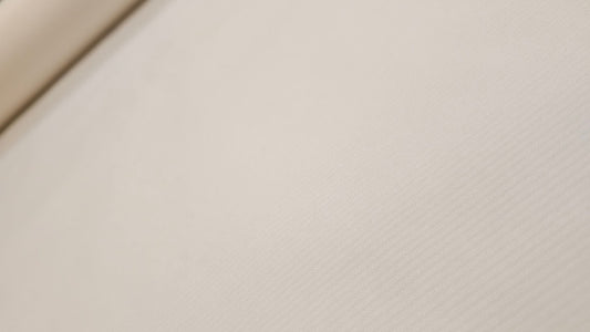 Silke Satin Ensfarvet Råhvid