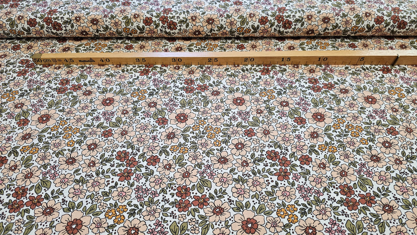 Blomstret Bomuld