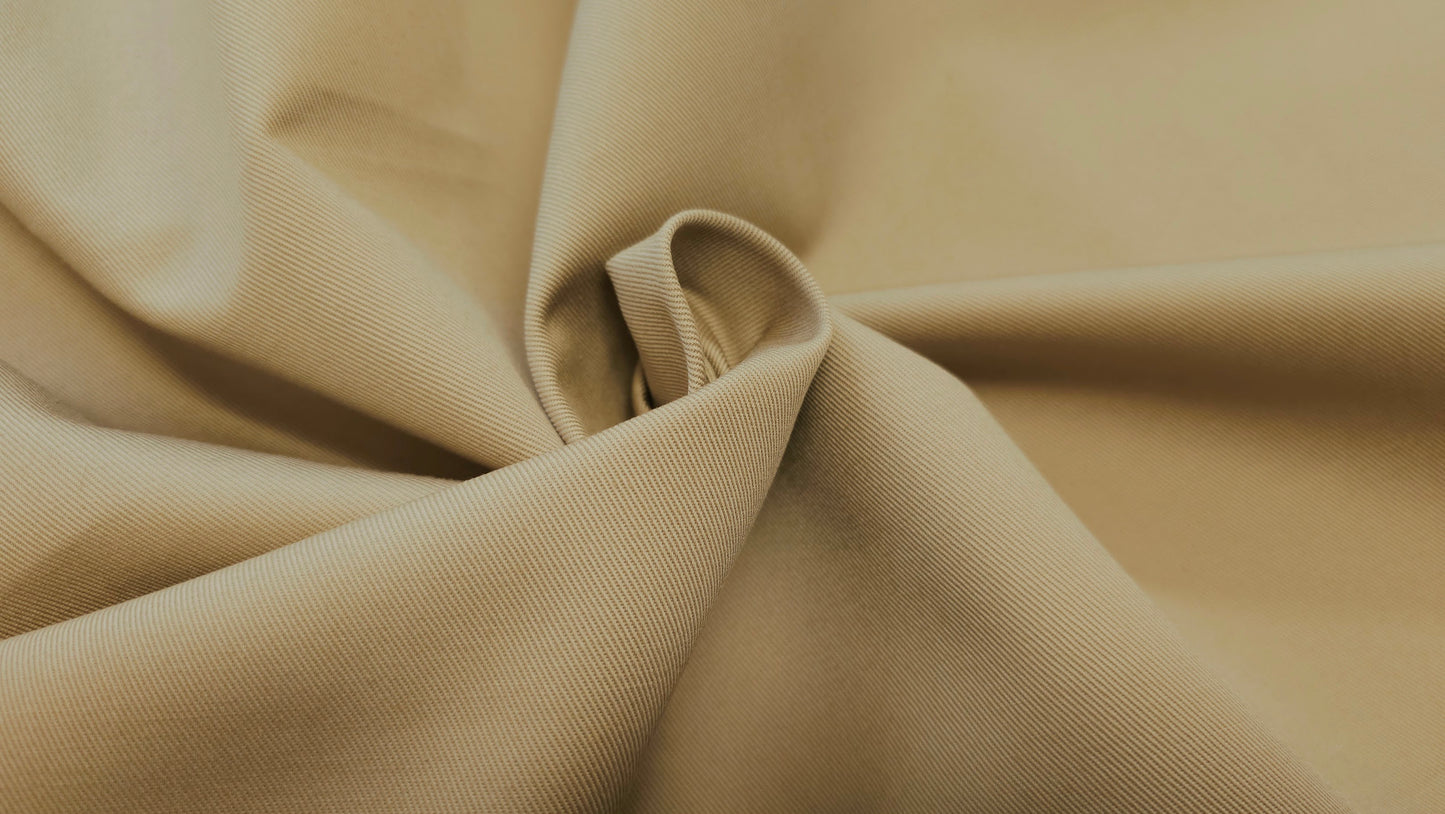 Bomuld Twill Beige