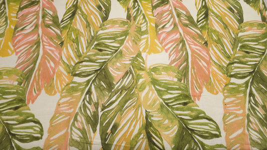 Hør Viskose Blomstret