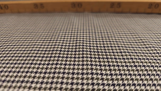 Uld Viskose Houndstooth