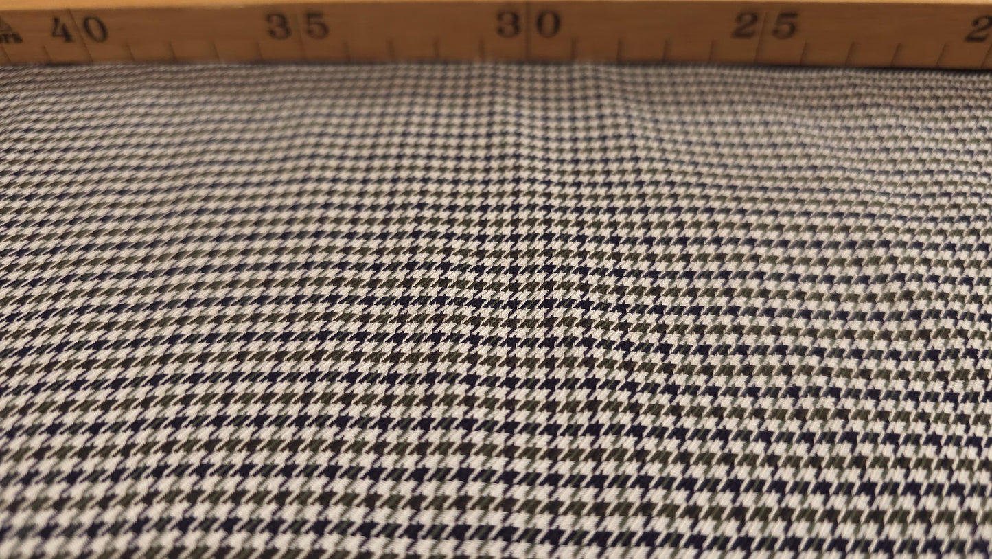 Uld Viskose Houndstooth