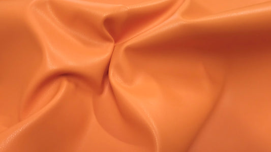 Imiteret læder med stræk, Orange