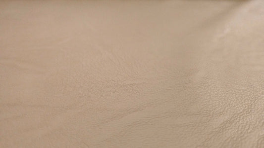 Imiteret læder med stræk, Beige