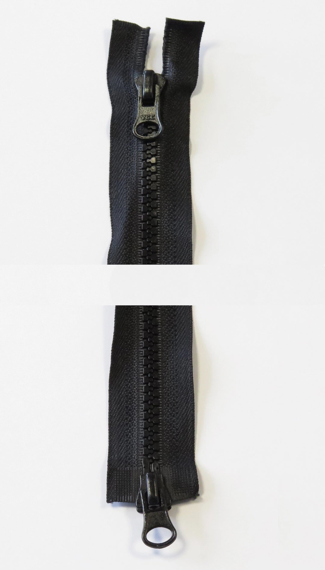 2 vejs delbar lynlås, 6mm, sort