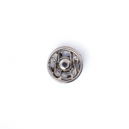 Tryklåse 6 mm sølv (12 stk)