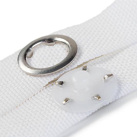 Ophængsstropper 1,1 x 15 cm hvid (5 stk)