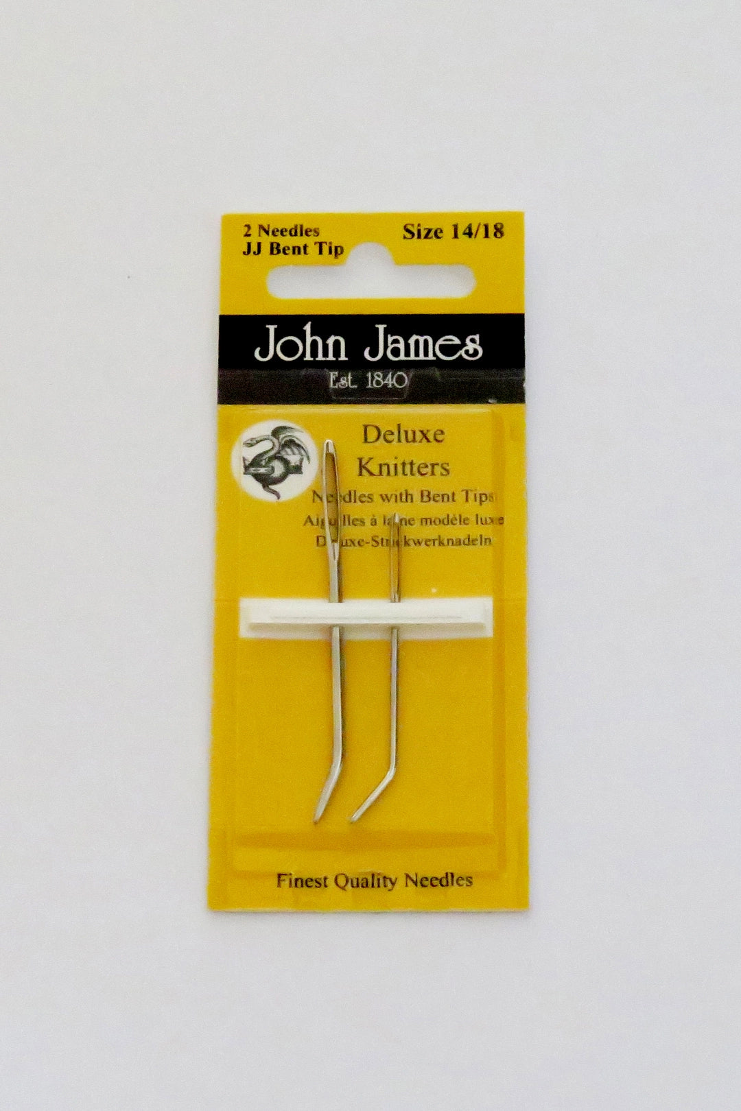 John James deluxe strikkenål 14/18 2 stk