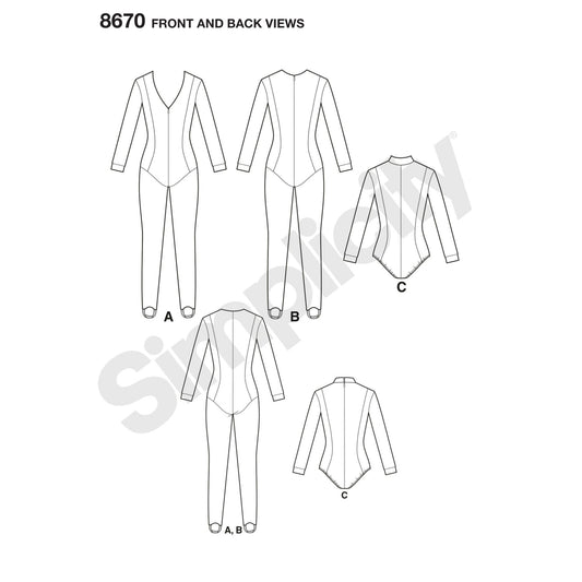 Simplicity Symønster - 8670