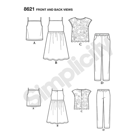 Simplicity Symønster - 8621