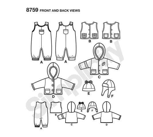 Simplicity Symønster - 8759