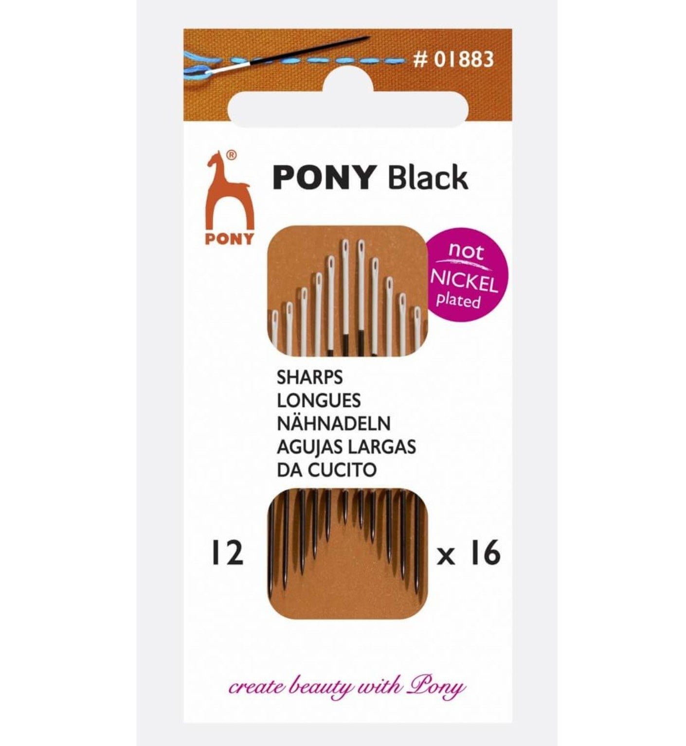 Pony Black Synåle
