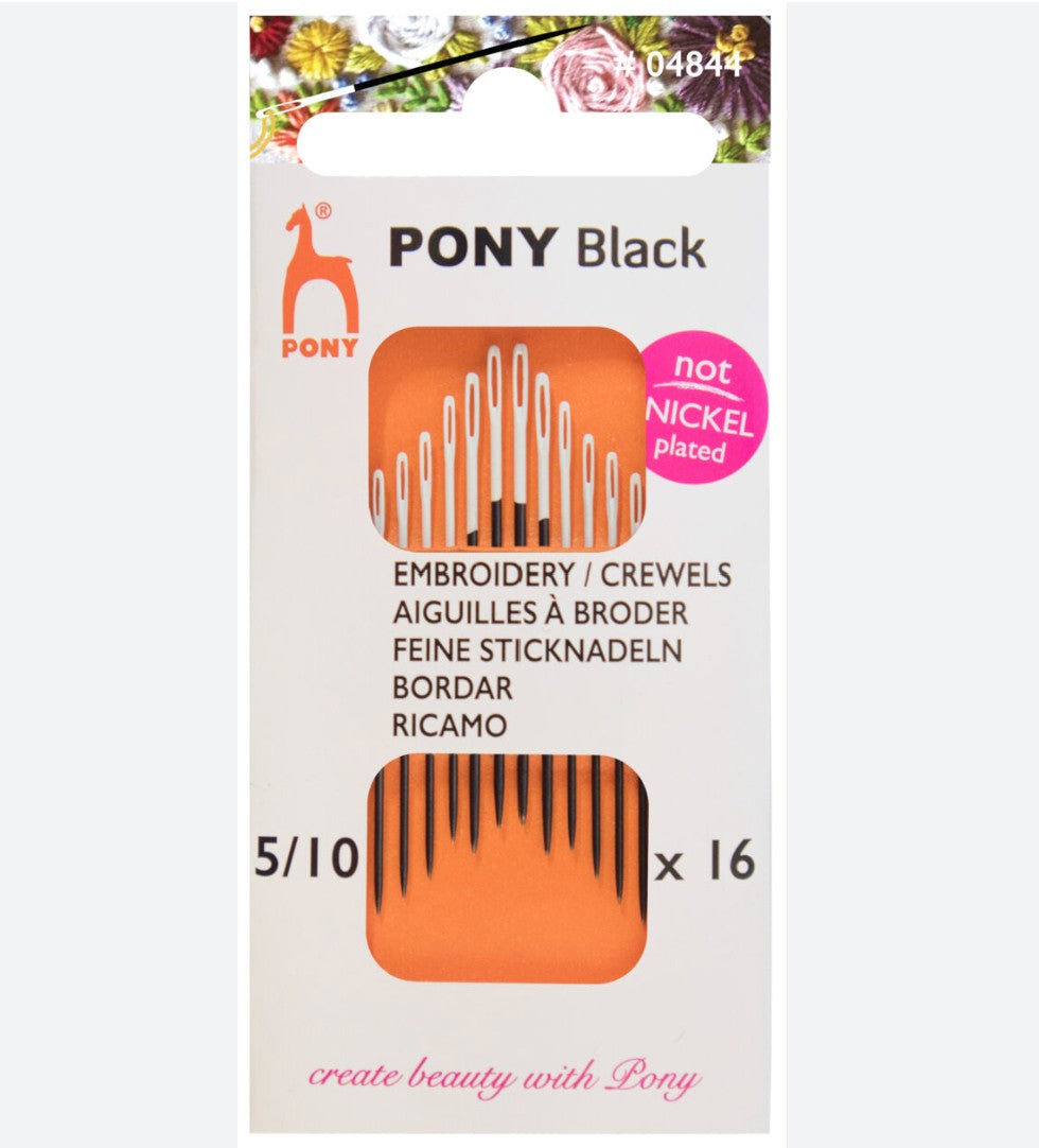 Pony Black Broderinåle