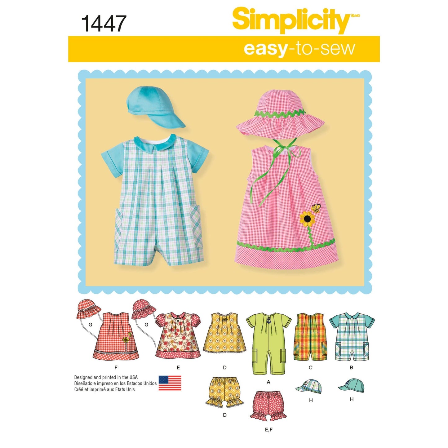 Simplicity Symønster - 1447