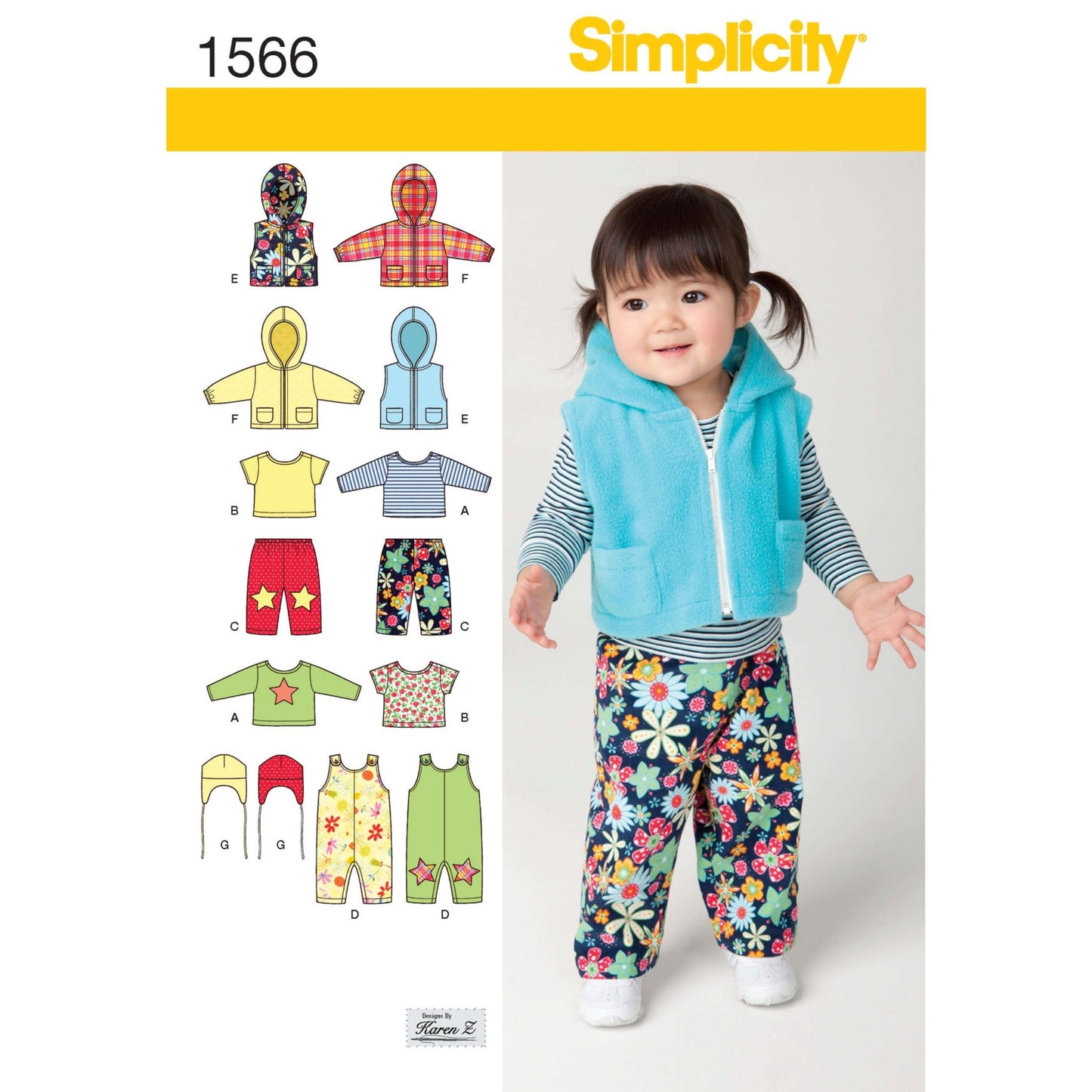 Simplicity Symønster - 1566