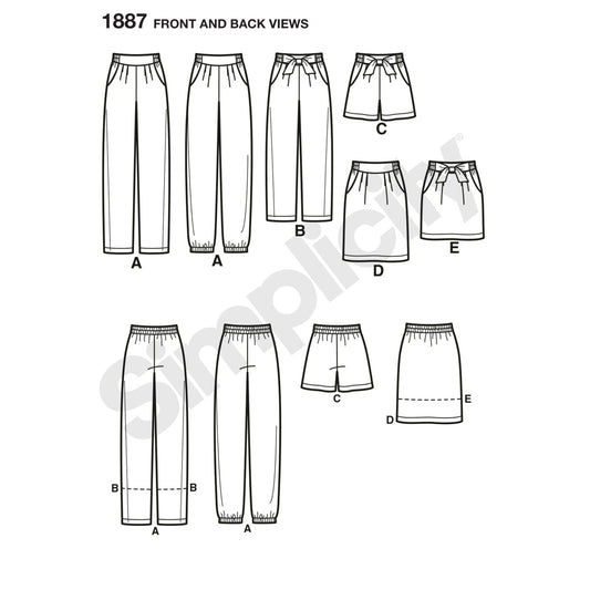 Simplicity Symønster - 1887