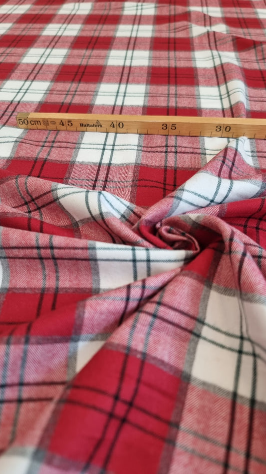 Bomuld Plaid Flannel Ternet