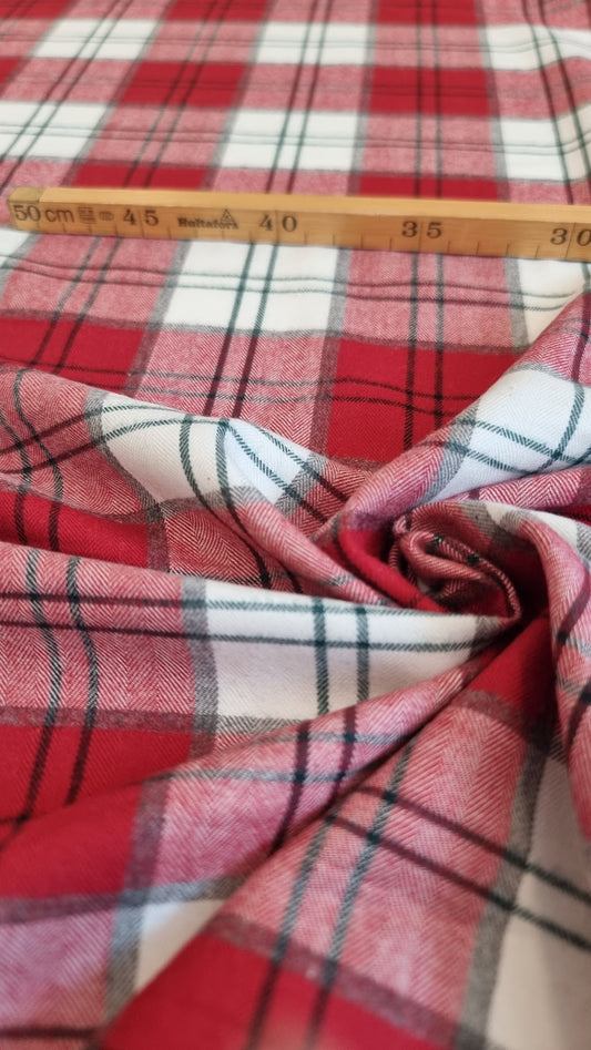 Bomuld Plaid Flannel Ternet