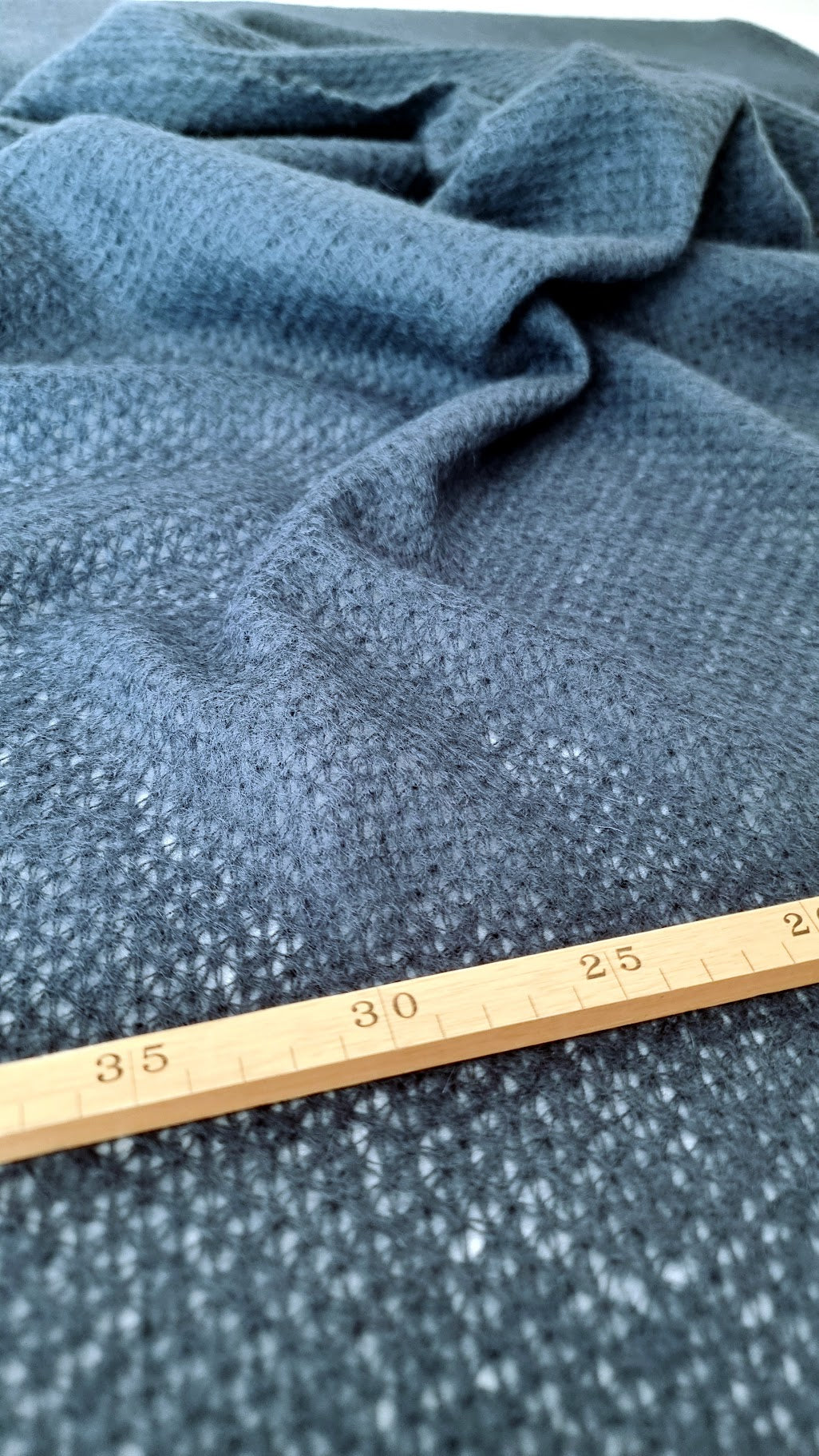 Uld Mohair Blend - Blå