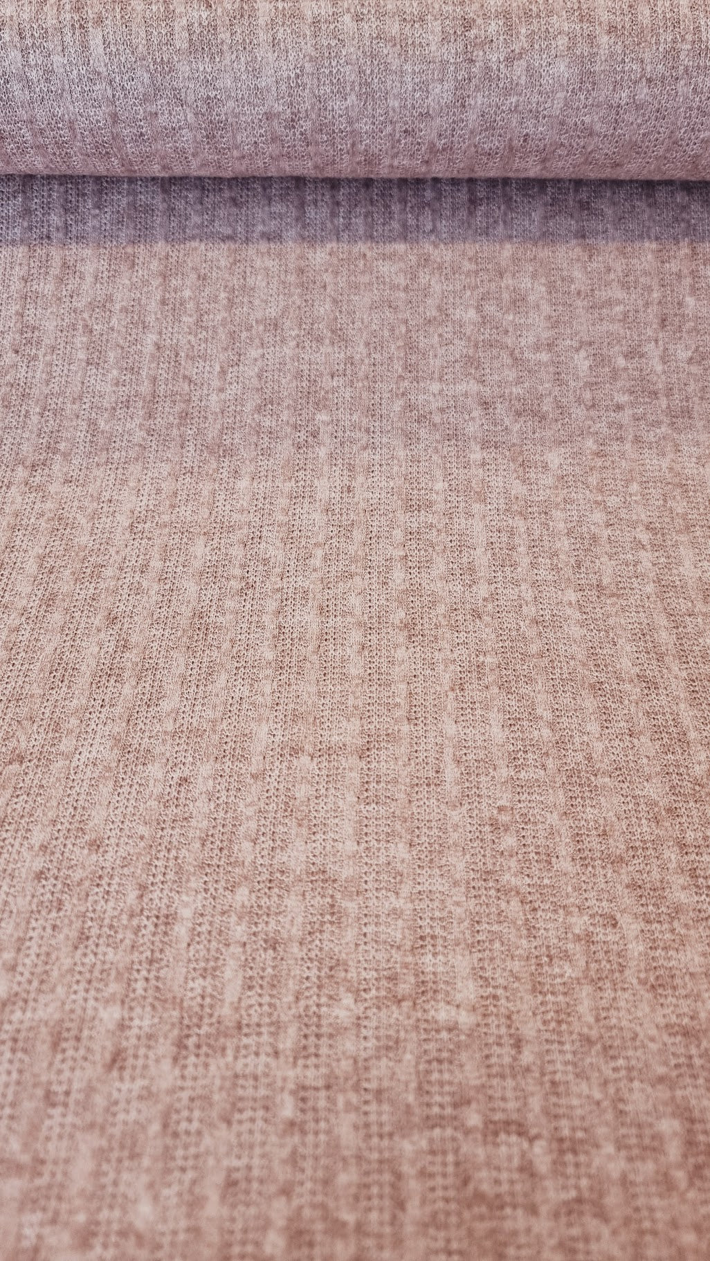 Viskose Polyester Strikket Rose