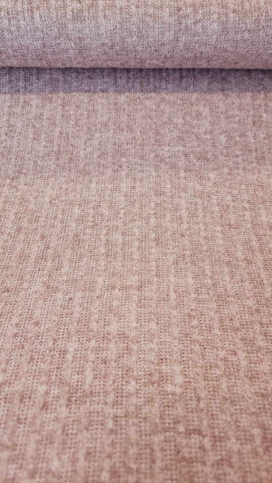 Viskose Polyester Strikket Rose