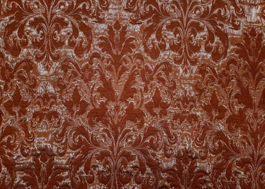 Jacquard / Brokade - Rose Metallic/Bourdeaux