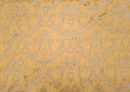 Jacquard / Brokade - Guld og off-gul