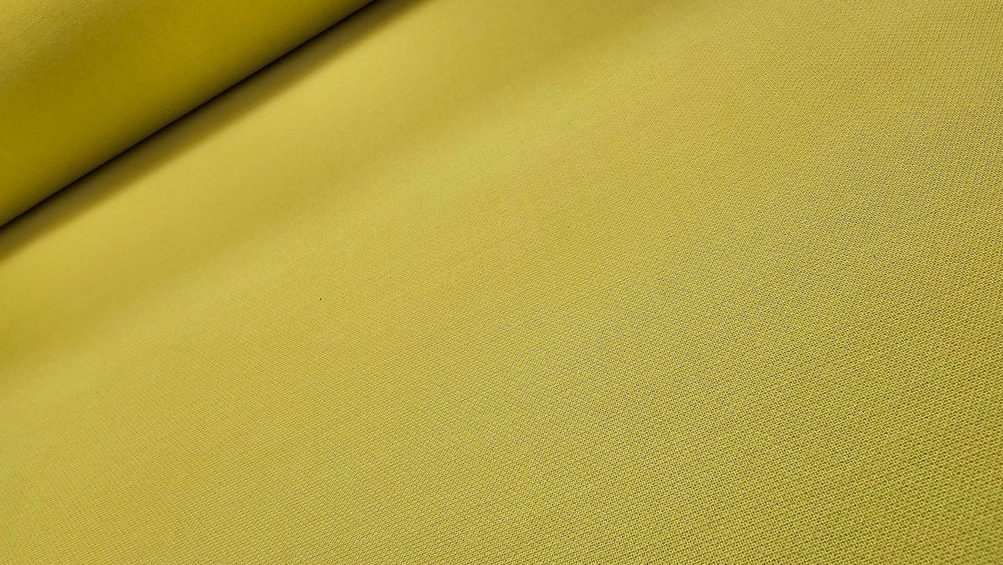 Lime-gul/grøn Stræk Dobbelvævet