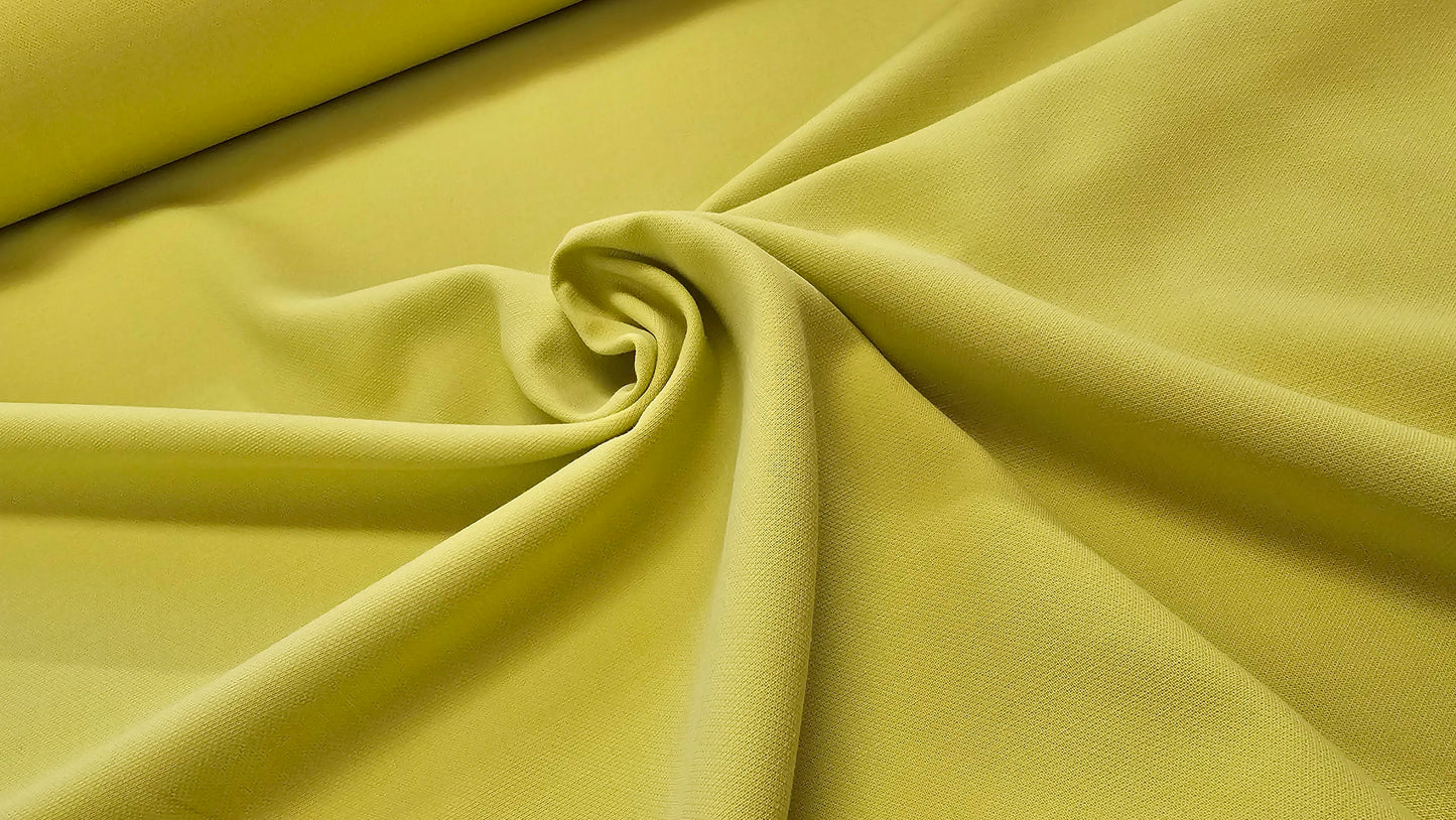 Lime-gul/grøn Stræk Dobbelvævet