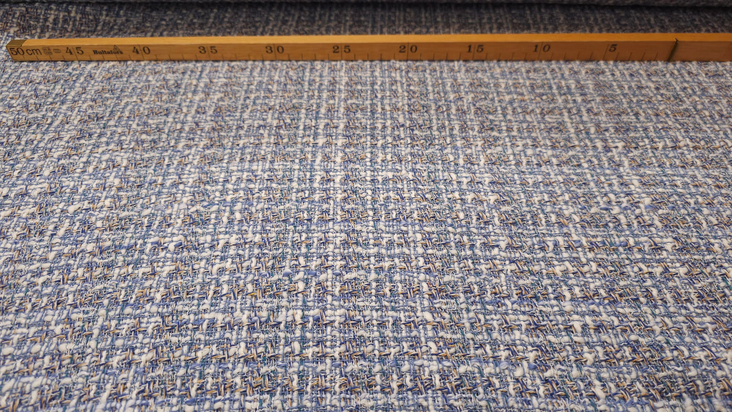 Tweed Vævet Polyester Bomuld Viskose