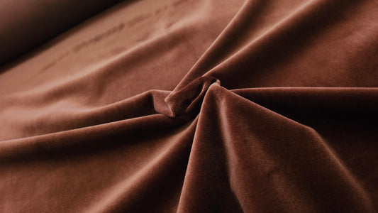 Bomuld Velour Brun