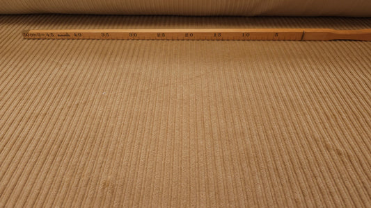 Bomuld Elastane Ribbed Corduroy Beige