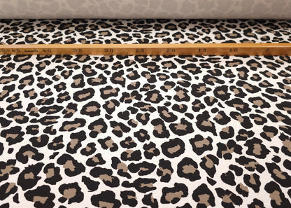 Bomuld French Terry Dyreprint