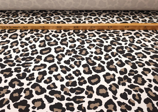 Bomuld French Terry Dyreprint