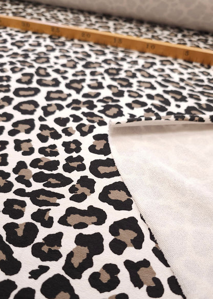 Bomuld French Terry Dyreprint