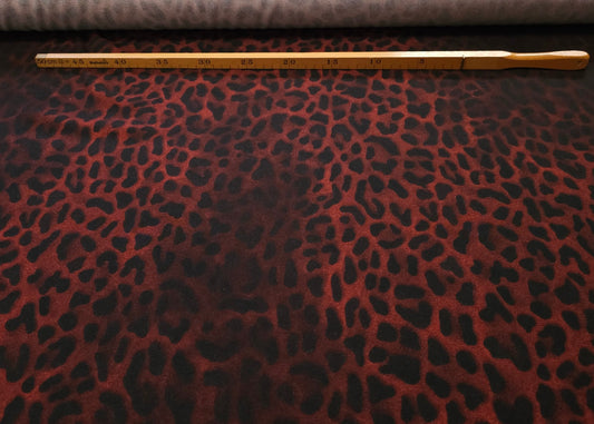 Dyreprint Panel Rød Sort