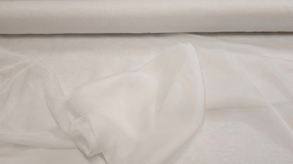 Silke Chiffon Hvid
