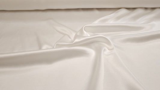 Silke Stræk Satin Hvid