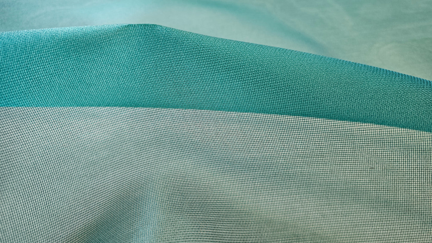 Tyl Polyester Silke, Turkisgrøn