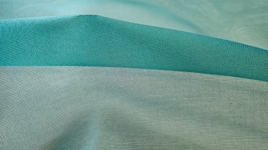 Tyl Polyester Silke, Turkisgrøn