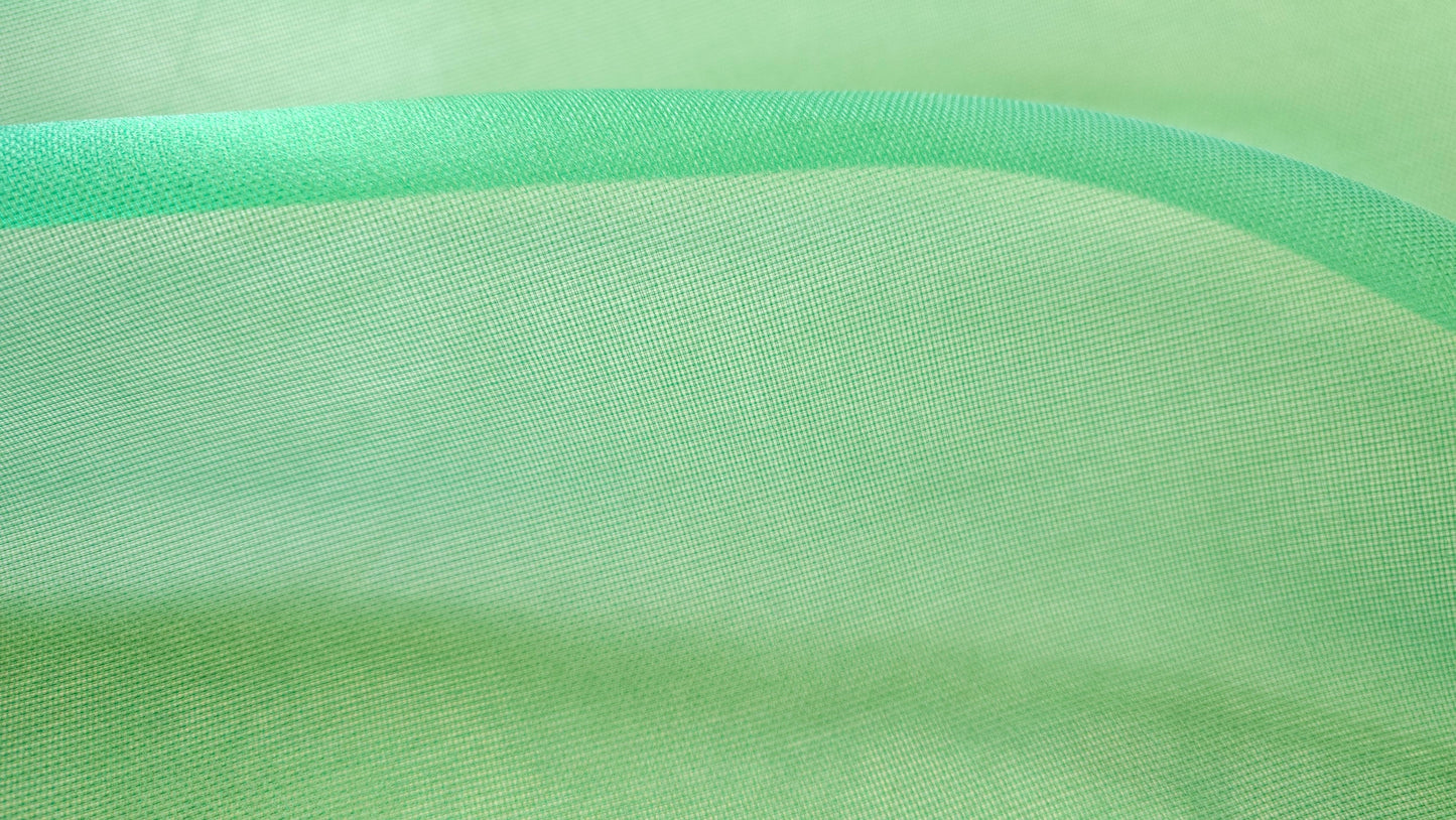 Tyl Polyester Silke, Grøn