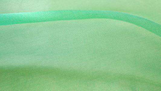 Tyl Polyester Silke, Grøn